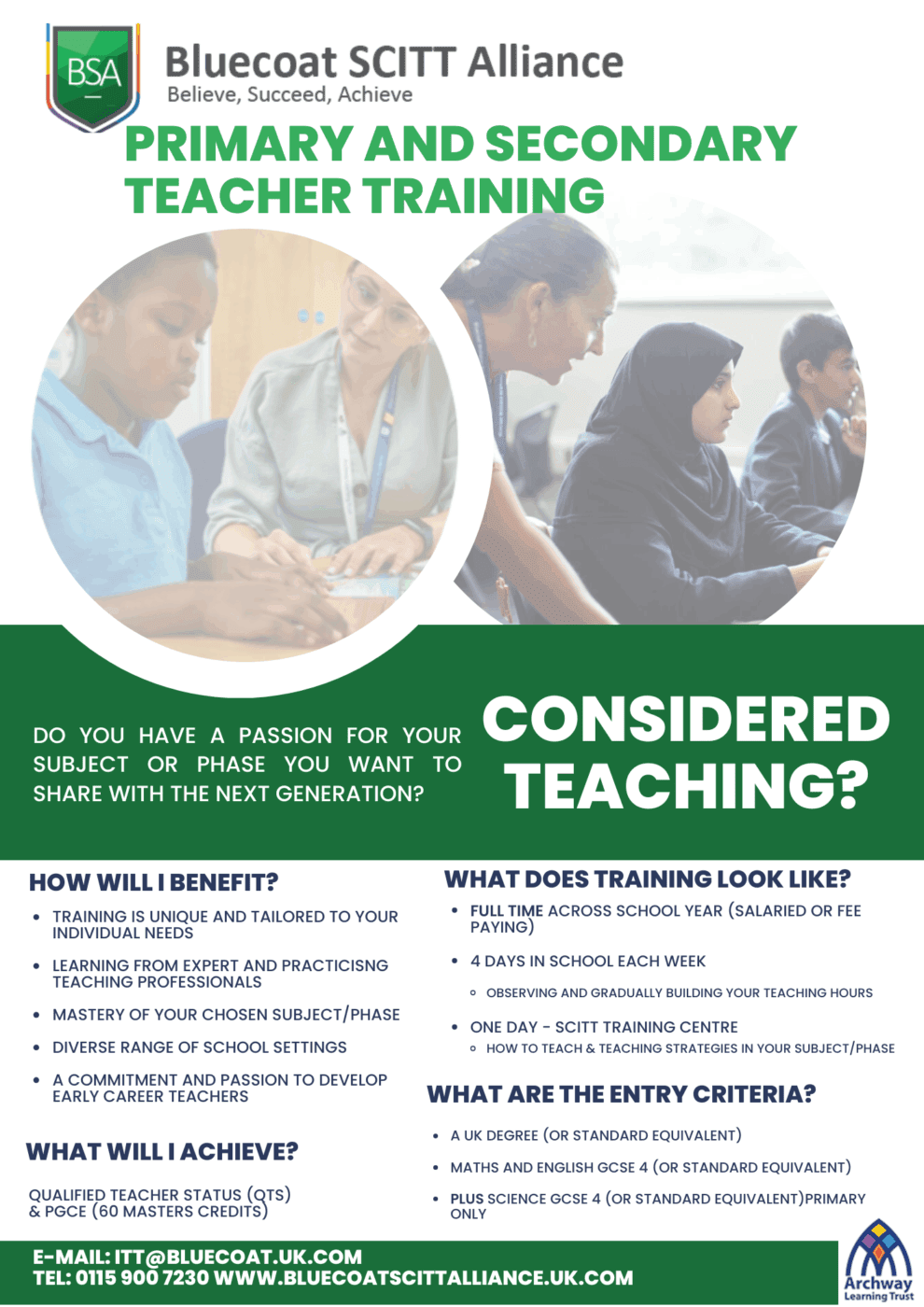Teaching Advert