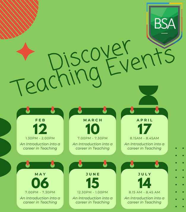 JOIN US - Discover Teaching Events